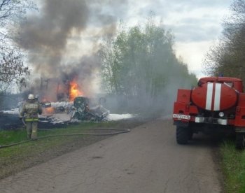 Пожар в Богучарском районе