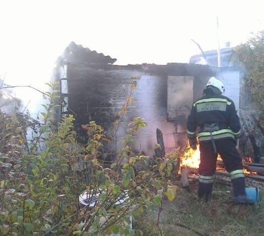 Пожар в Богучарском районе